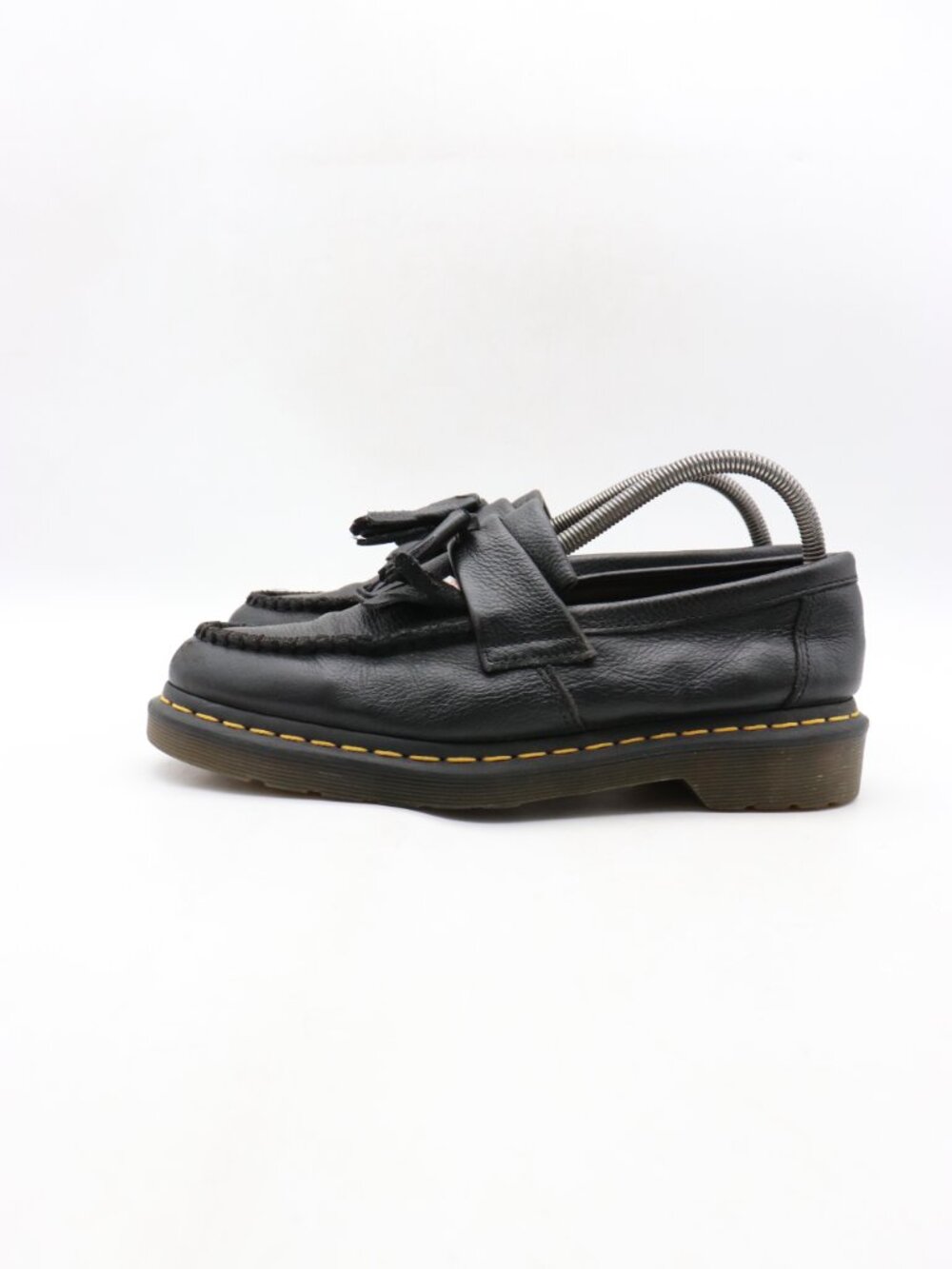 Doc Dr Martens Adrian Women's Size 9 Black Leather Tassel Loafers Slip On - Picture 4 of 9